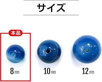 Amazon.co.jp: 【天然石】青めのう（ブルーアゲート） ブレスレット用