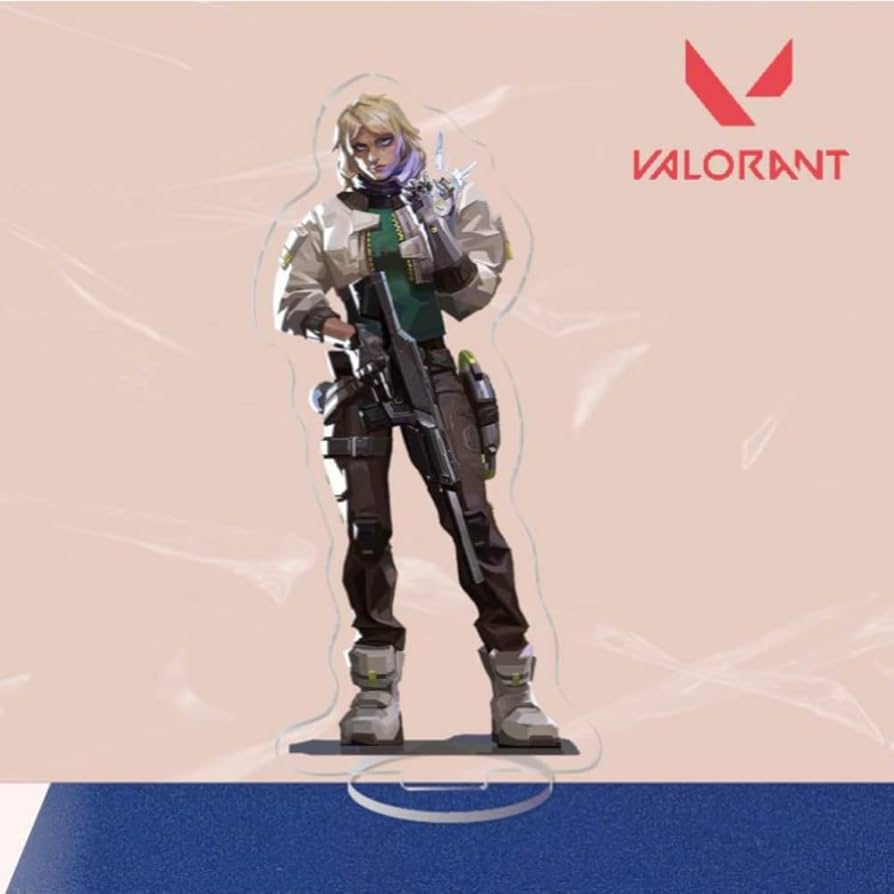 NIRBO Valorant Acrylic Game Figure for Game Fans, Colorful and