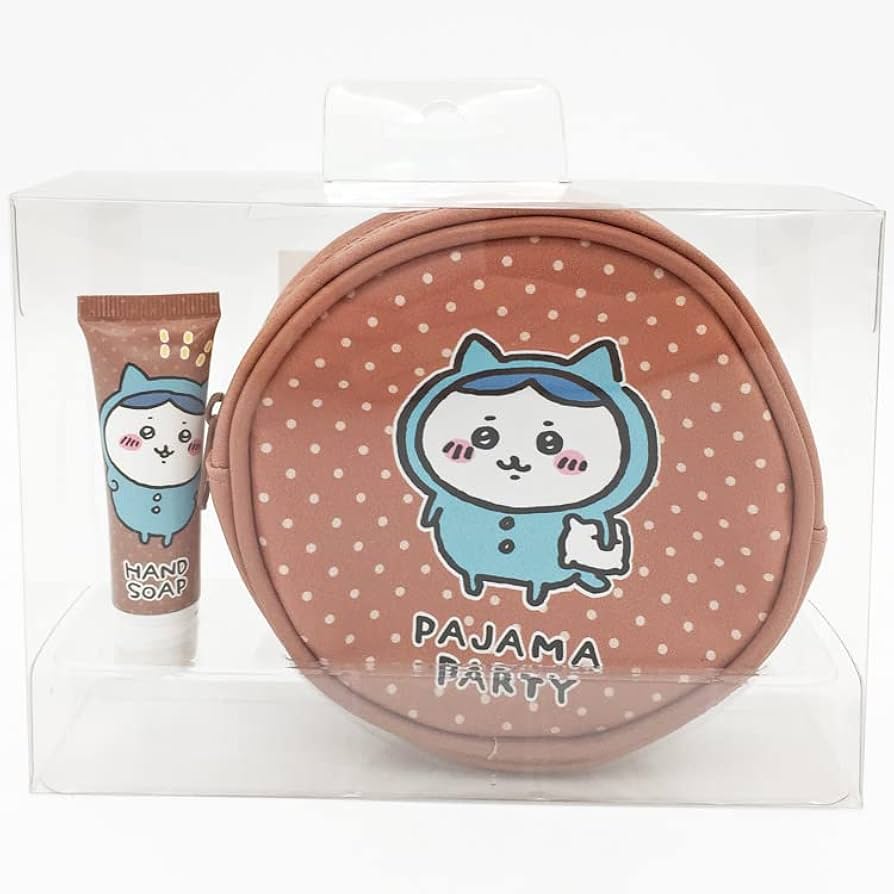 Amazon.co.jp: レイス ちいかわ ポーチ&ハンドソープセット ハチワレ