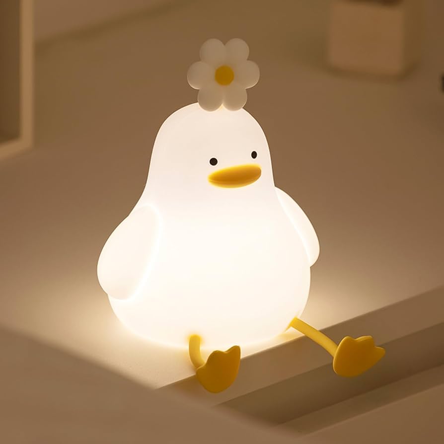 Amazon.co.jp : 可愛いナイトライト、シリコン製 調光可能 充電式