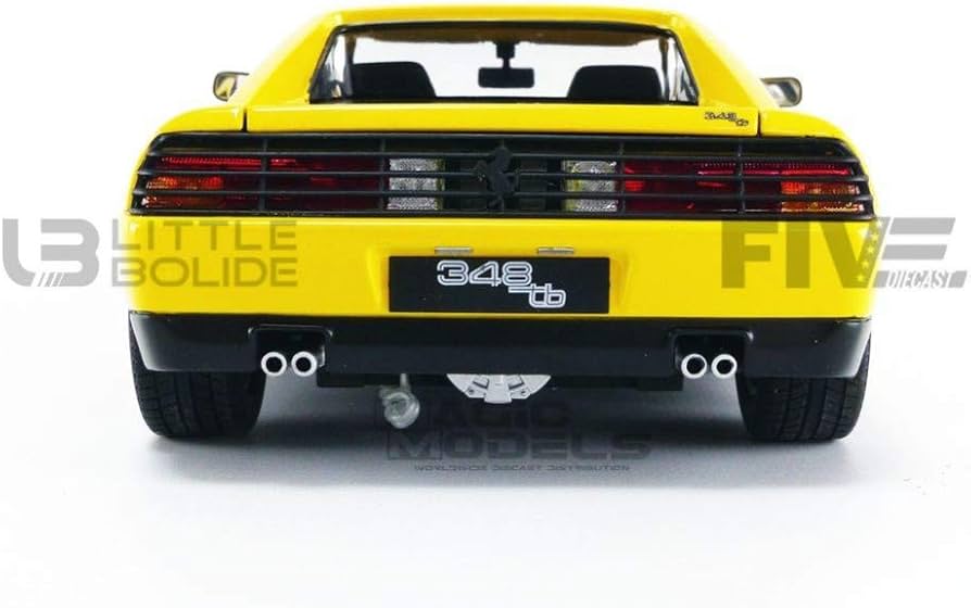 Amazon.com: 1989 Ferrari 348 TB Yellow Elite Edition 1/18 Diecast
