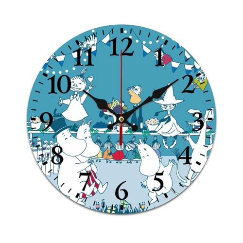 ムーミン 壁掛け時計 『HUR GICK DET SEN? 』ヤマカ製 ムーミン 壁掛け