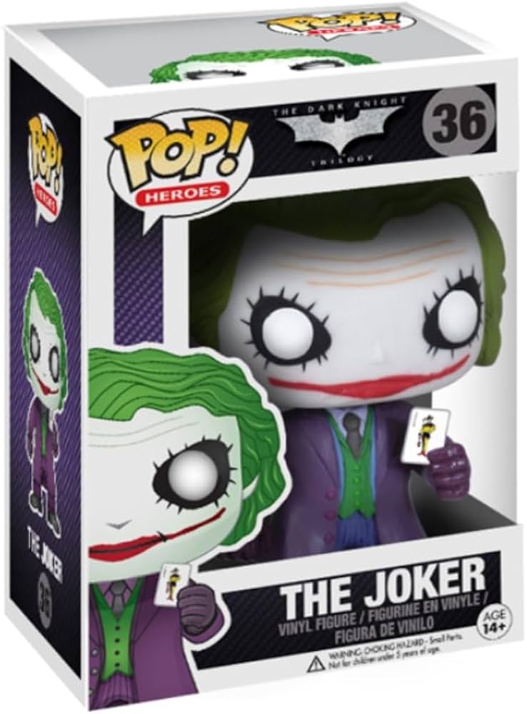 Amazon.com: Funko POP Heroes : Dark Knight Movie The Joker Vinyl