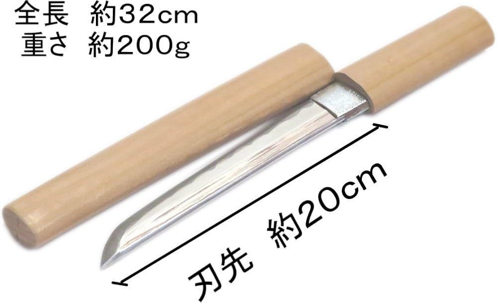Amazon.co.jp: 舞踊刀 合口 白鞘 全長32cm 踊り用小道具 日本舞踊