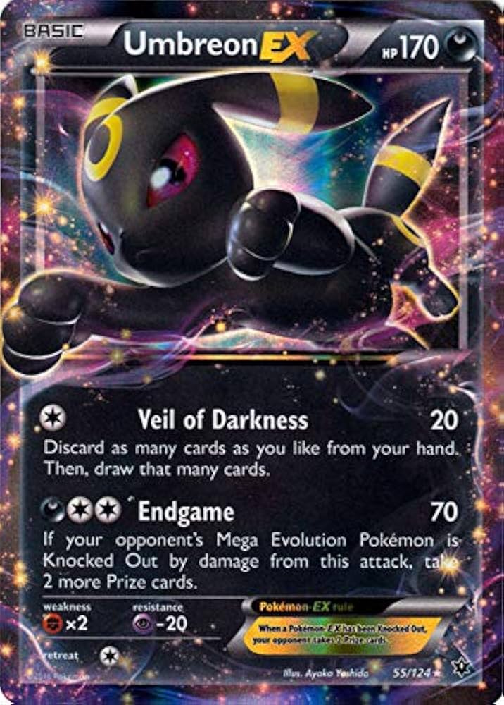 Amazon.com: Pokemon - Umbreon-EX (55/124) - XY Fates Collide