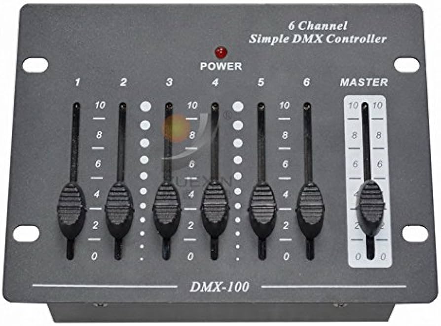 Amazon | 6チャンネルシンプルdmxコントローラーdjコンソール機器用