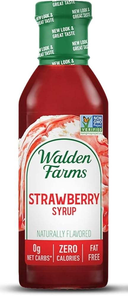 Amazon.com : Walden Farms Strawberry Syrup – Perfect for Desserts