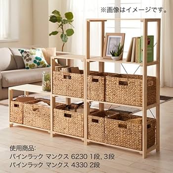 Amazon.co.jp: ニトリ(NITORI) パインラック マンクス4330 2段