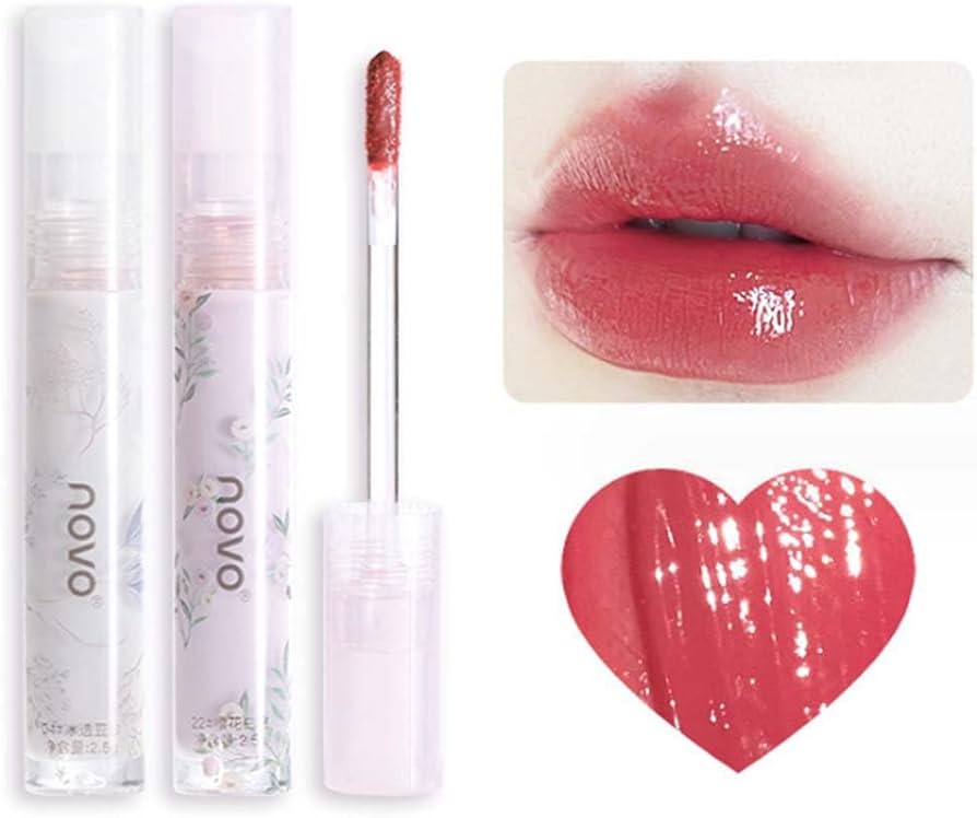 Amazon | NOVO ハニーワーズウォーターライトミラーリップグロス