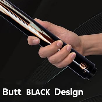 Amazon.co.jp: HEALING ビリヤード キュー カーボン 電木皮頭 黒電木先