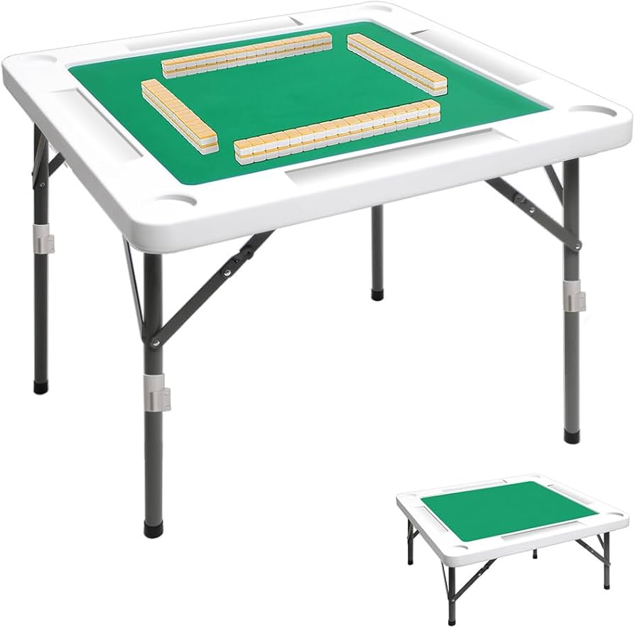 Amazon | 「SUNPIE」麻雀卓 折り畳み式 麻雀台 高密度ポリエチレン 耐