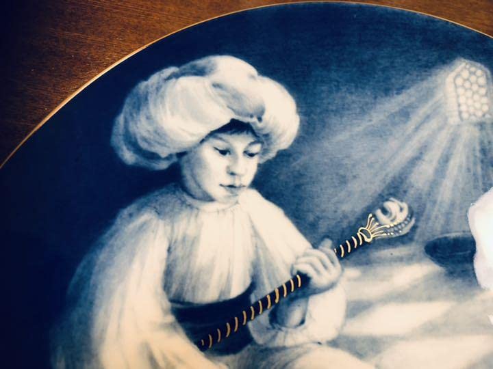 Amazon.co.jp: マイセン 絵皿 イヤー プレート 1986 小さなモック