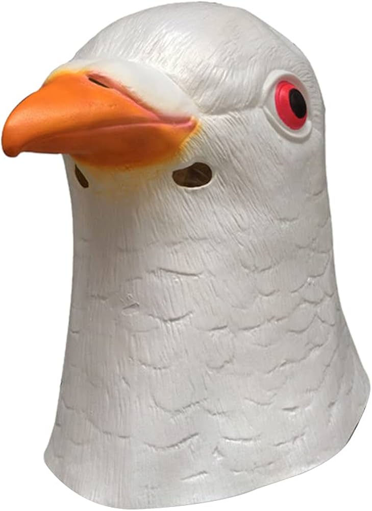 Amazon.co.jp: アニマルマスク ハト マスク 仮面 お面 鳩 ハト 被り物