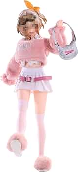 Amazon.co.jp: HiPlay HASUKI 1/12 ピンク・ギャル風セット CS020 女性