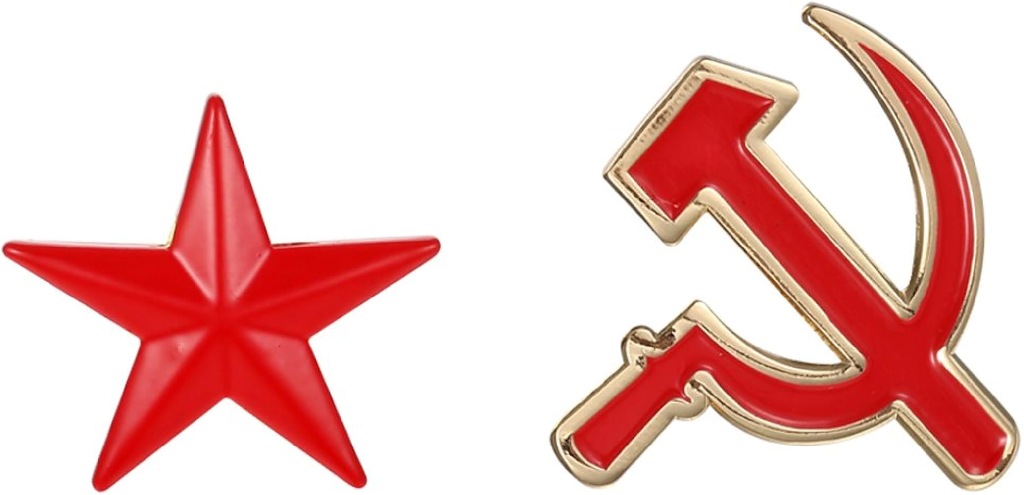 Amazon.co.jp: Gudeke ソビエト CCCP 赤い星 鎌 ハンマー シンボル