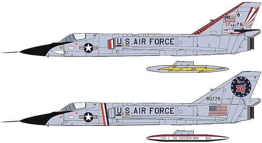 Amazon | ハセガワ 1/72 アメリカ空軍 F-106A デルタダート バイ