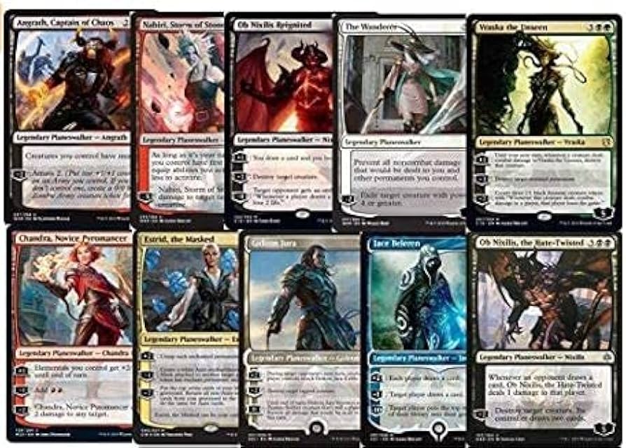 Amazon.co.jp: 10 MTG プレインズウォーカー詰め合わせ : ホビー