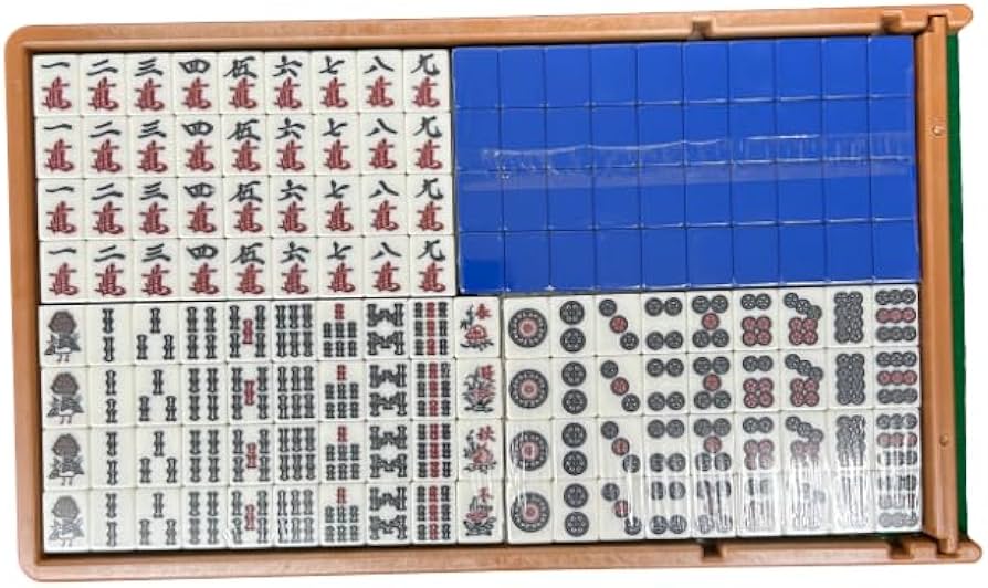 Amazon.co.jp: アモスアルティマ専用麻雀牌 青色 全自動麻雀卓用