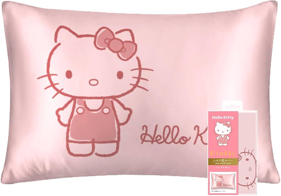 Amazon｜Utukky シルク枕カバー サンリオキャラクターズ ハローキティ