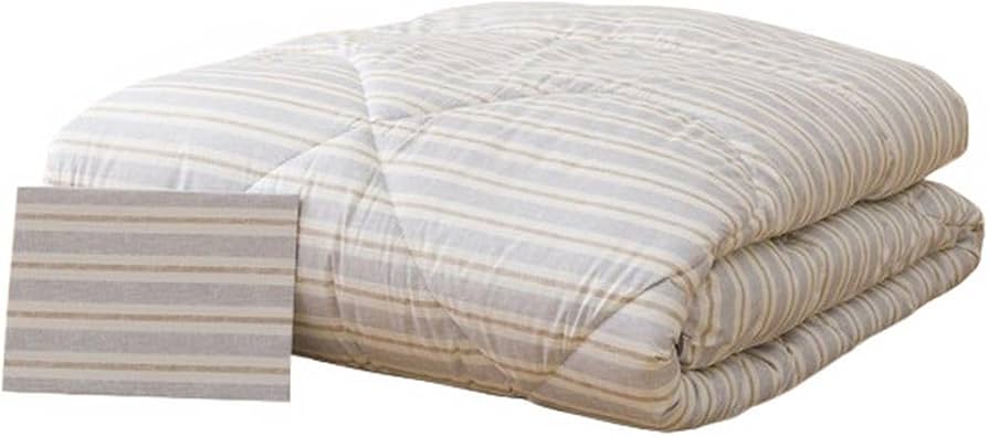 Amazon｜ニトリ カバーなしで使える 掛布団 と 枕カバー の 寝具 2点