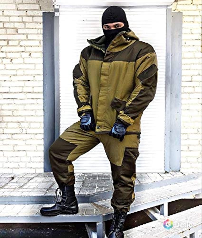 Amazon | ANA ロシア軍実物 山岳部隊 ゴルカ上下セット 迷彩服 戦闘服