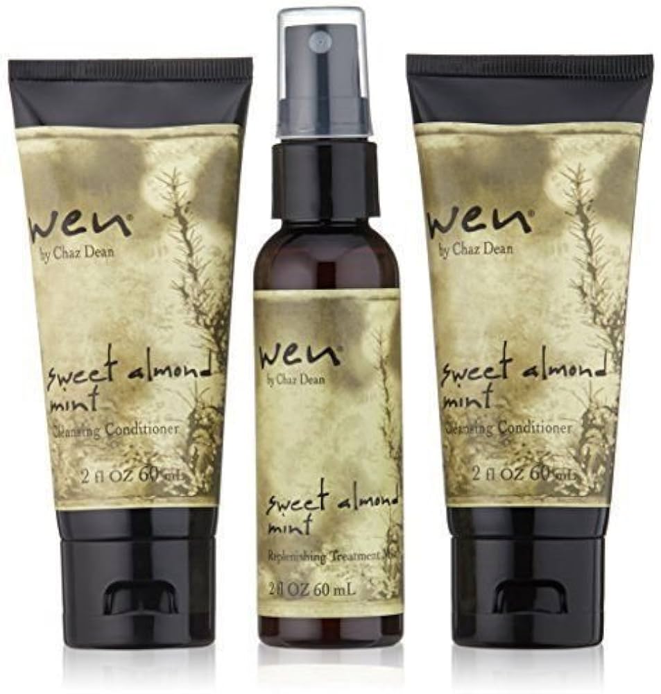 Amazon.com : Wen Sweet Almond Mint Cleansing Conditioner Travel