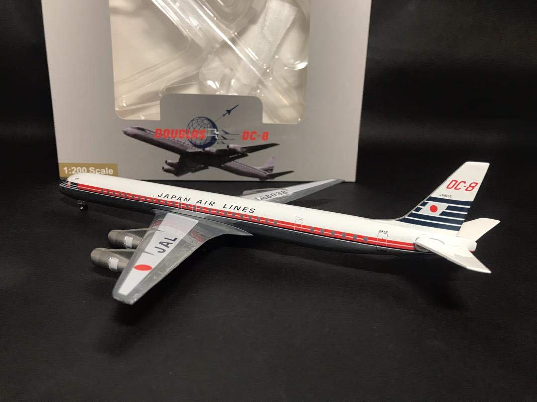 Amazon.co.jp: 激レア 日本航空 JAL DC8-61 1/200 Aeroclassics 飛行機