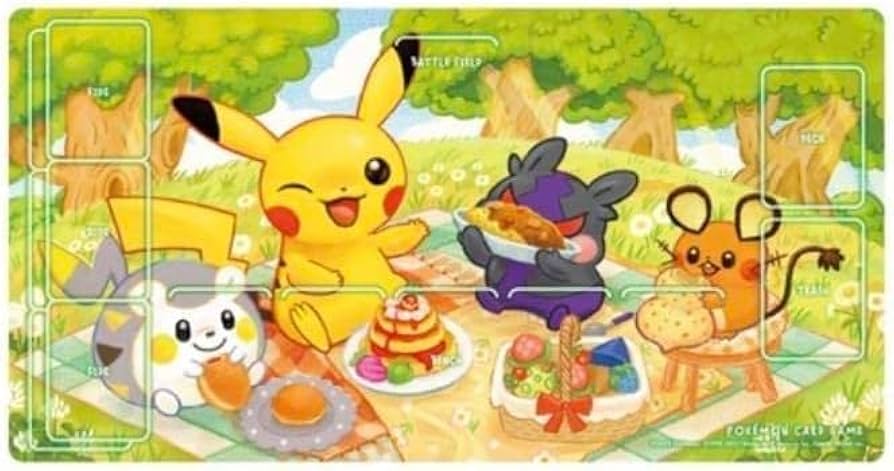 Amazon | ポケモンカードゲーム ラバープレイマット ピカチュウ
