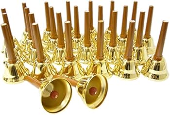 Amazon | ウチダ ミュージックベル(ハンドベル) ゴールド27音 MB-GN