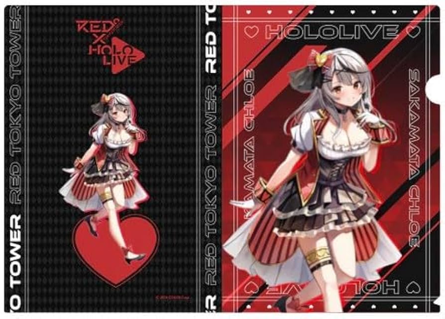 Amazon.co.jp: ホロライブ×RED° TOKYO TOWER クリアファイル 沙花叉