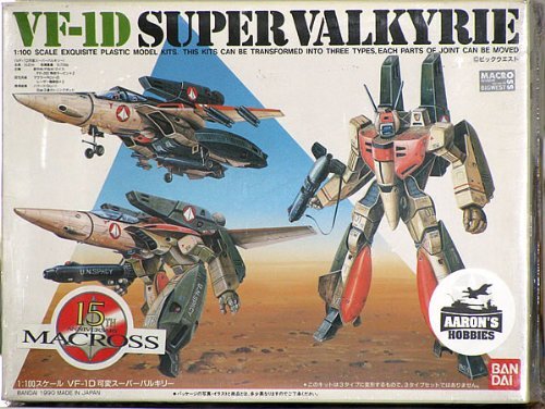 Amazon.com: Bandai 1/100 VF-1D Super Valkyrie Transform Version