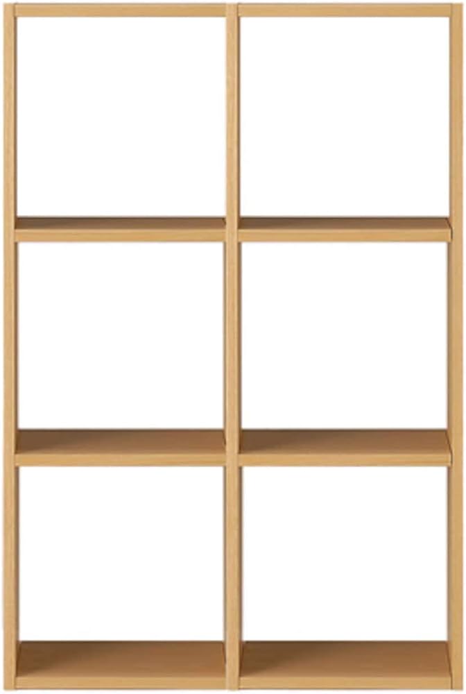 Amazon｜無印良品 スタッキングシェルフセット・3段・オーク材 幅82