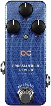 Amazon.com: One Control Prussian Blue Reverb Effects Pedal