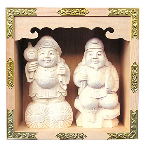 Amazon｜神棚の匠 大黒宮 恵比寿大黒天 木彫り 五合｜神棚 オンライン通販