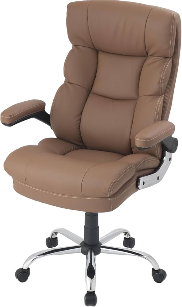 Amazon.co.jp: ドウシシャ オフィスチェア デスクチェア レザー調 合革