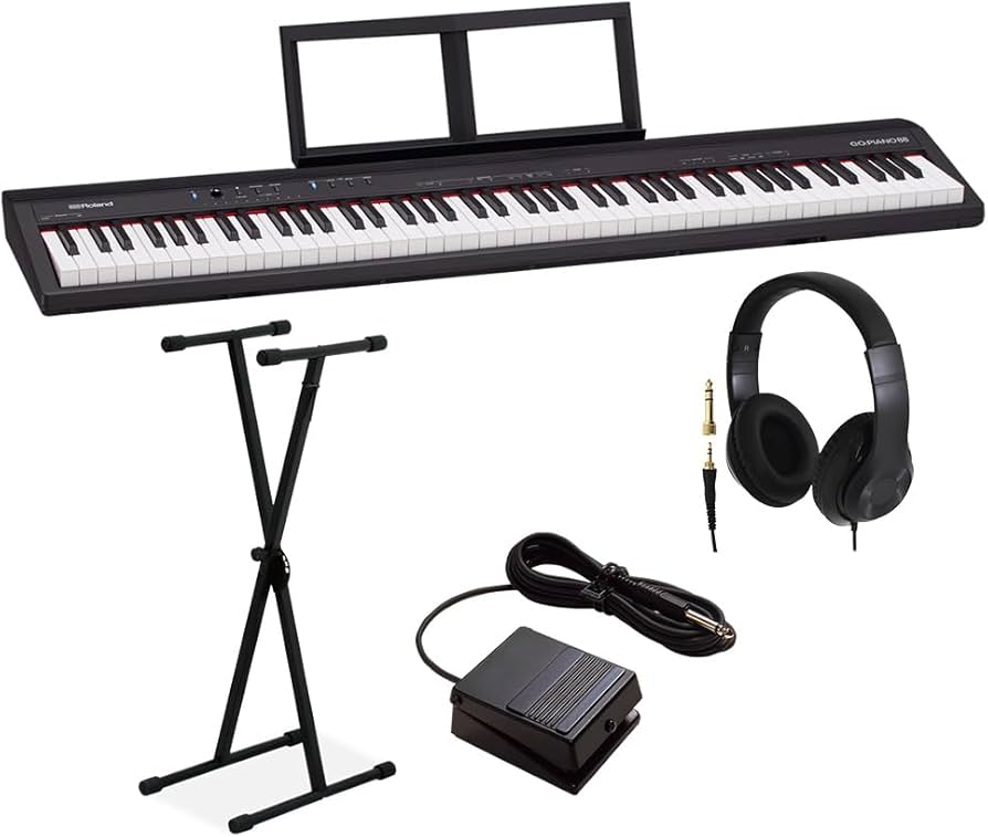 Amazon | Roland GO-88P セミウェイト 88鍵盤 Xスタンド・ヘッドホン