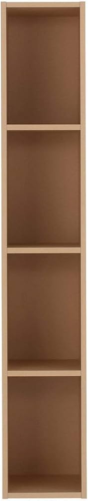 Amazon｜無印良品 パルプボードボックス・スリム・4段/ベージュ 幅25