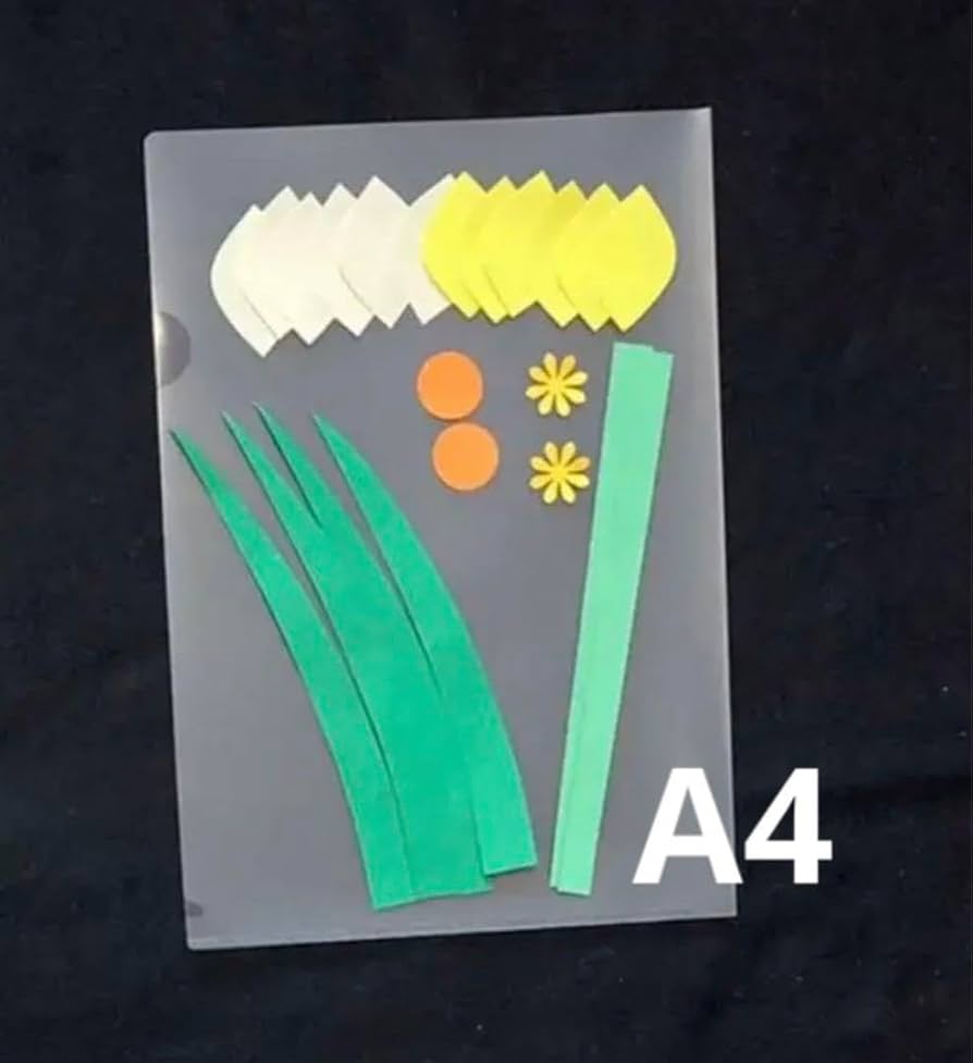 Amazon.co.jp: 水仙 製作キット 壁面飾り ペーパークラフト 保育 高齢