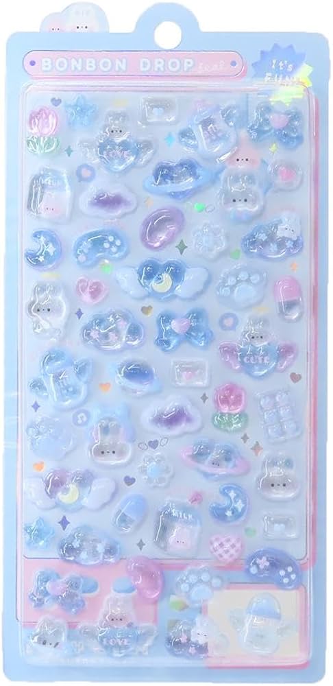 Amazon.co.jp: [Sticker Sheet] Bonbon Drop Seal / Mizuiro Bonbon