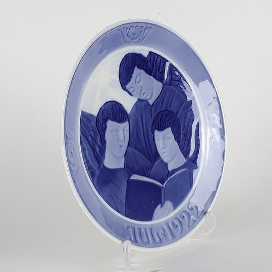 Amazon.co.jp: 1922年 ロイヤルコペンハーゲン イヤープレート 「歌う