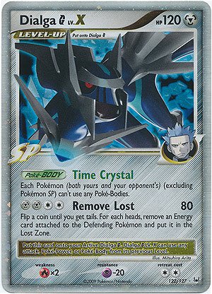 Amazon.co.jp: Pokemon - Dialga [G] LV.X (122) - Platinum - Holo