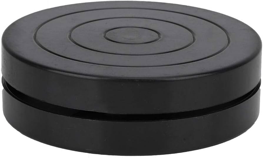 Amazon.co.jp: ミニ回転台 陶芸用 彫塑回転盤 Φ11.5cm プラスチック製
