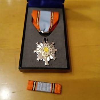 Amazon.co.jp: 第四級 防衛功労章 第9号賞詞 防衛記念章 現行タイプ