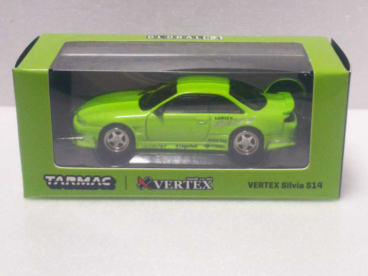 Amazon | Tarmac 1/64 VERTEX RIDGE 日産 シルビア S14 ライトグリーン