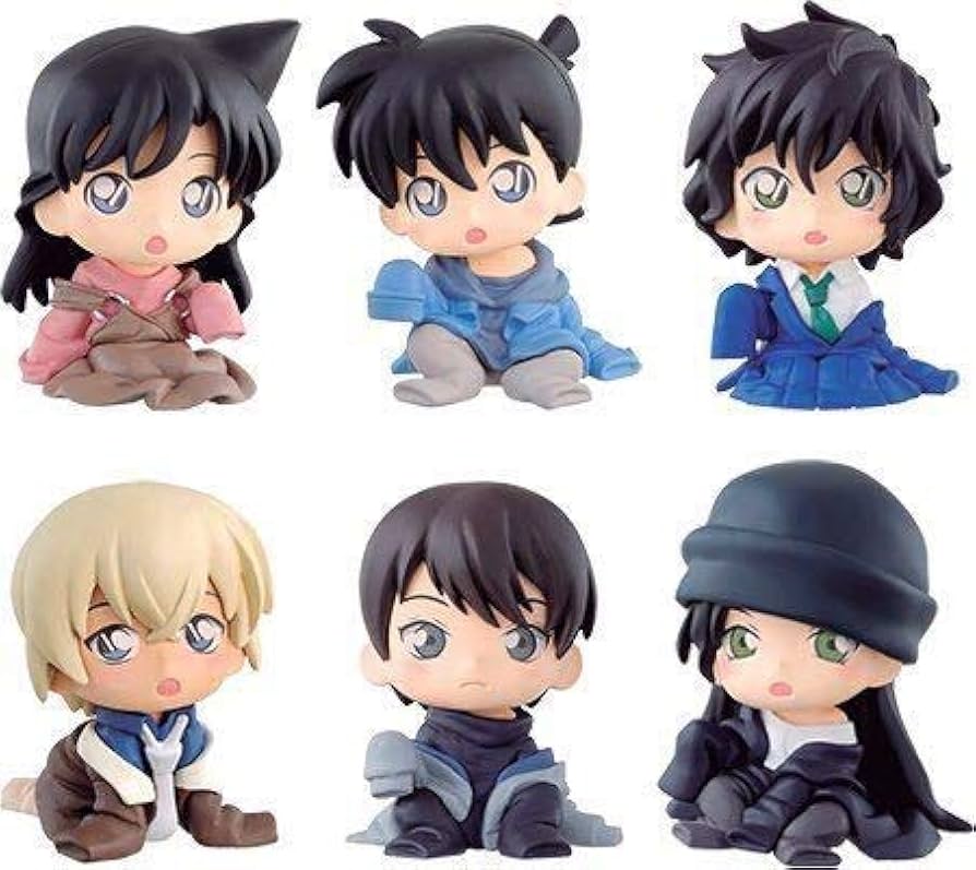 Amazon | バンダイ(BANDAI) 名探偵コナン ちぢませ隊 3 全6種セット
