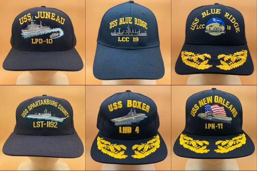 Amazon.co.jp: 米海軍 揚陸艦 6点セット 識別帽 キャップ アメリカ海軍