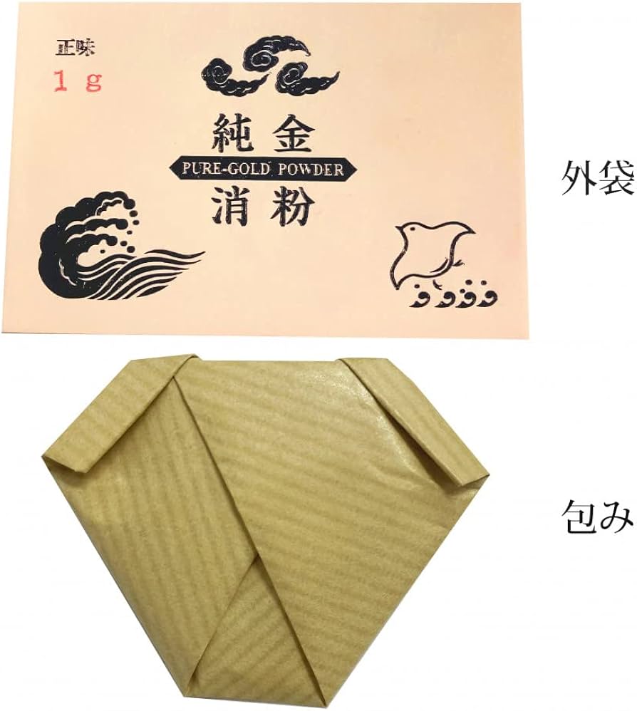 Amazon.co.jp: 工芸用 金粉（消粉）1号色 1g 日本製 金 粉 粉末 蒔絵