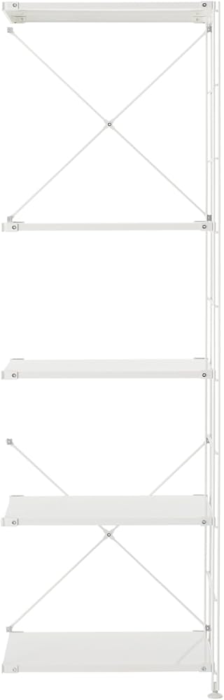 Amazon｜無印良品 スチールユニットシェルフ用スチール棚追加セット 幅