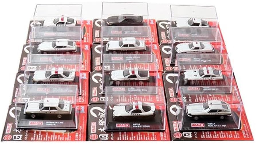 Amazon | 【12SET】 ヨーデル 1/72 REAL-X 日本警察パトカー