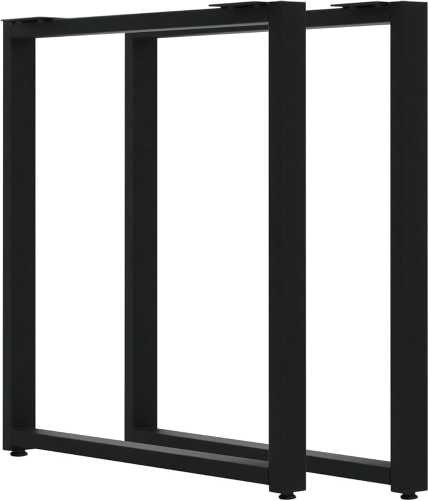 Amazon.co.jp: サンニード SQアイアンレッグW 2脚 BK テーブル 脚